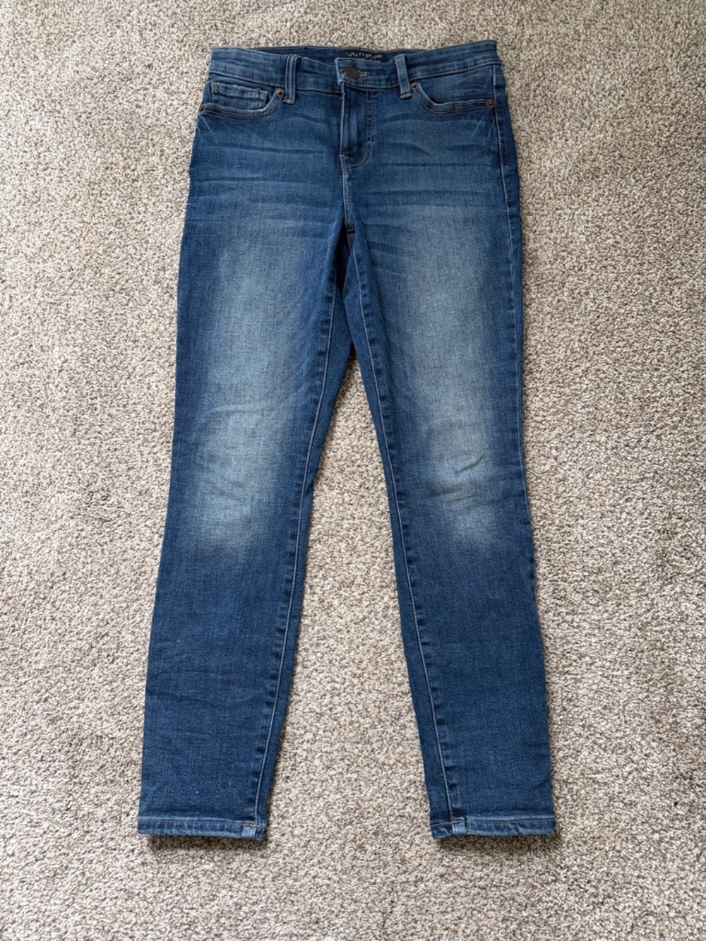 Lucky Brand Women's Dark Blue Skinny Jeans